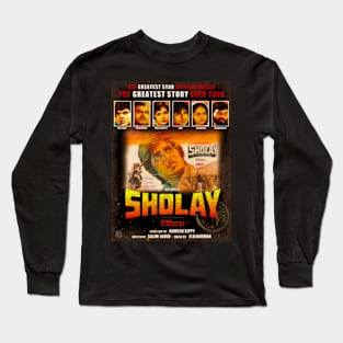 Sholay-Amitabh Bachchan-jai Long Sleeve T-Shirt